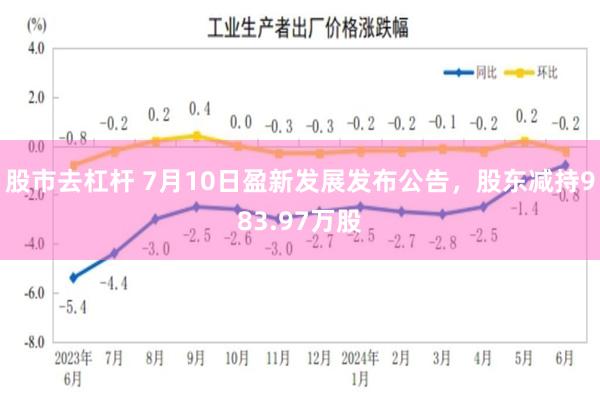 股市去杠杆 7月10日盈新发展发布公告，股东减持983.97万股