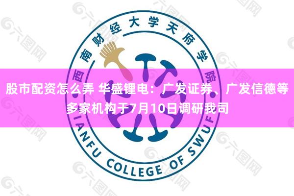股市配资怎么弄 华盛锂电：广发证券、广发信德等多家机构于7月10日调研我司