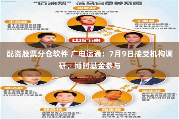 配资股票分仓软件 广电运通：7月9日接受机构调研，博时基金参与