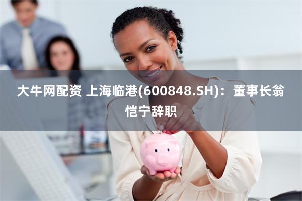 大牛网配资 上海临港(600848.SH):董事长翁恺宁辞职
