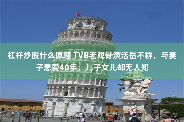 杠杆炒股什么原理 TVB老戏骨演活岳不群，与妻子恩爱40年，儿子女儿却无人知
