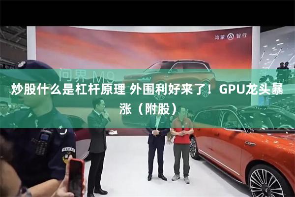 炒股什么是杠杆原理 外围利好来了！GPU龙头暴涨（附股）
