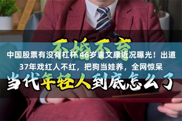 中国股票有没有杠杆 46岁袁文康近况曝光！出道37年戏红人不红，把狗当娃养，全网惊呆
